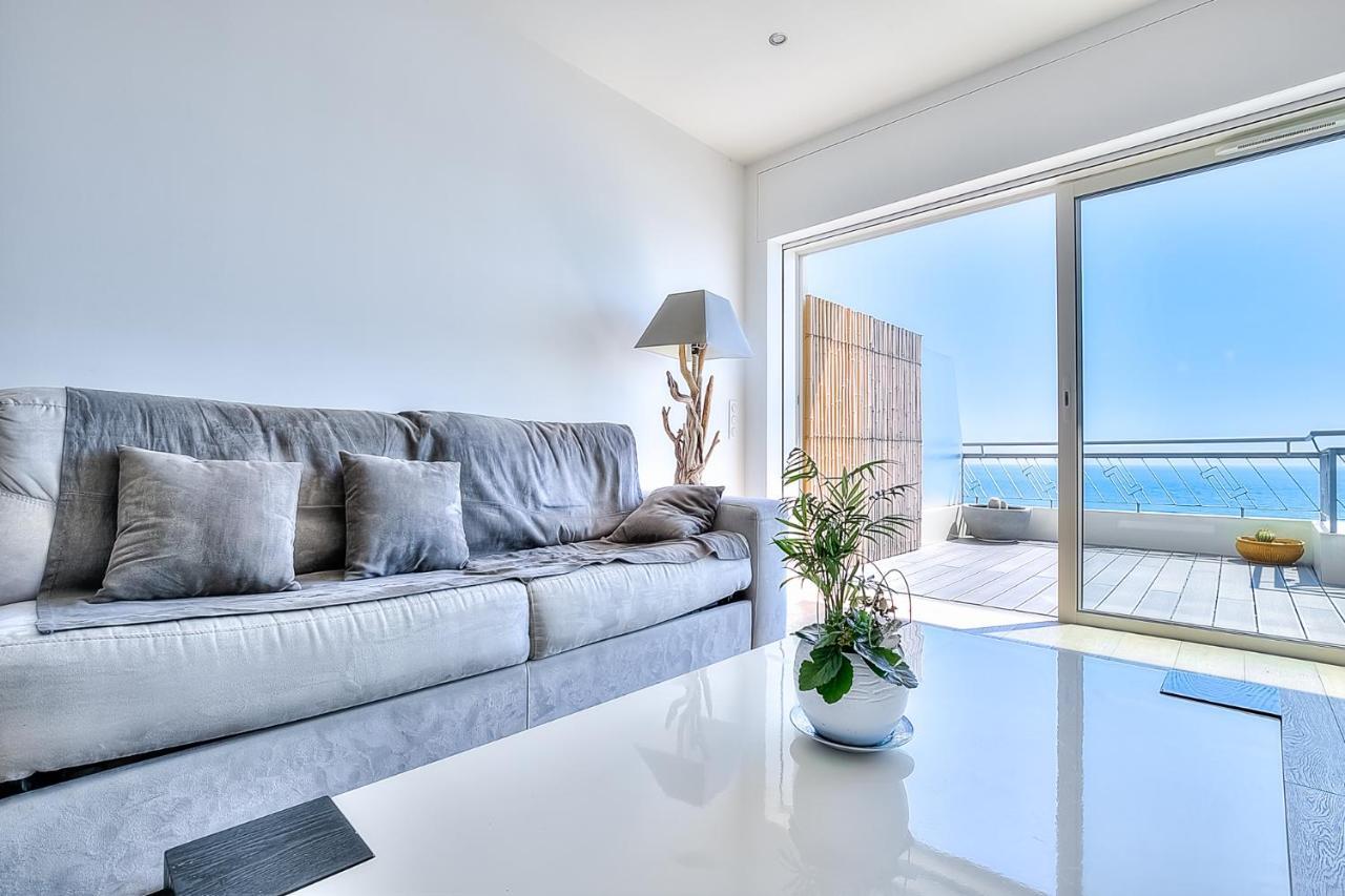 Le Florentina, Dernier Etage Avec Terrasse, Vue Sur La Baie Des Anges Apartment Nice Bagian luar foto